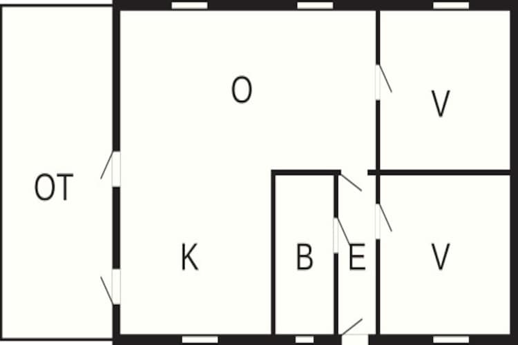 6 persoons vakantie huis in Hadsund - Plattegrond