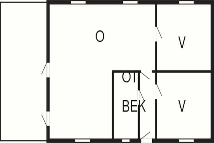 6 persoons vakantie huis in Hadsund - Plattegrond