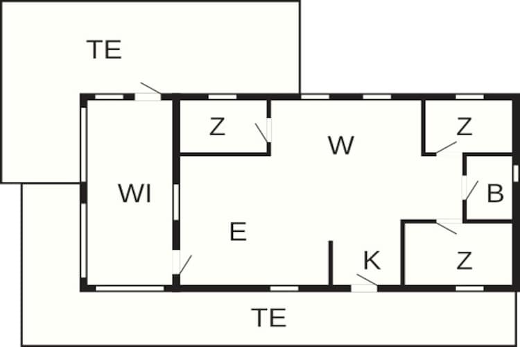 Evasion de chalet en bord de mer-By Traum - Plan