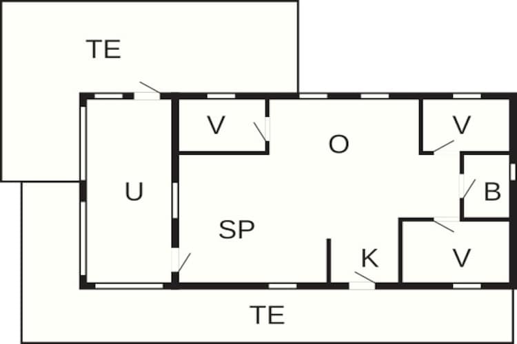 Evasion de chalet en bord de mer-By Traum - Plan