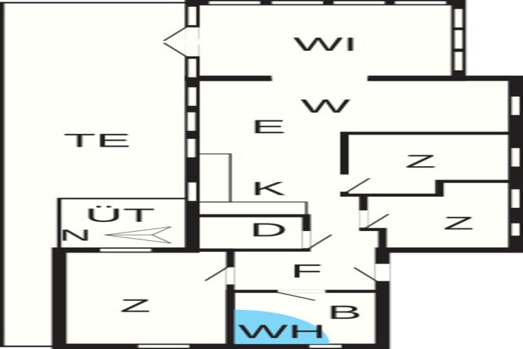 Rustig strandverblijf-By Traum-Plattegrond