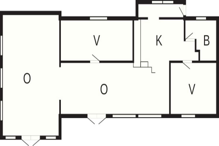 6 persoons vakantie huis in Ebeltoft-Plattegrond