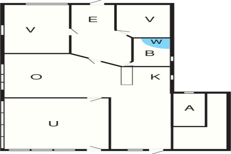 6 persoons vakantie huis in Vinderup-Plattegrond