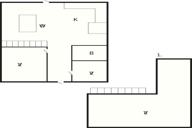 6 person holiday home in Ørsted-Floor plan