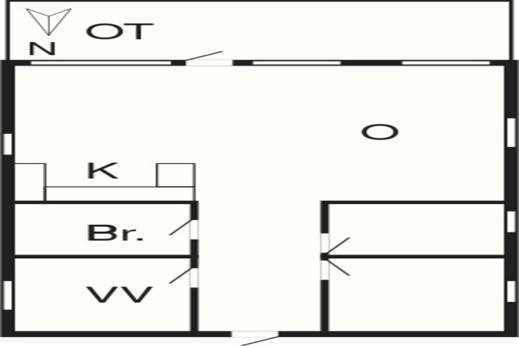 Afgelegen oase bij fjord -- By Traum Ferienwohnungen-Plattegrond