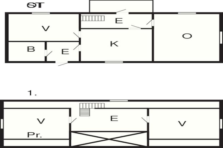 Maison de vacances pour 6 a GAMLEBY-By Traum - Plan