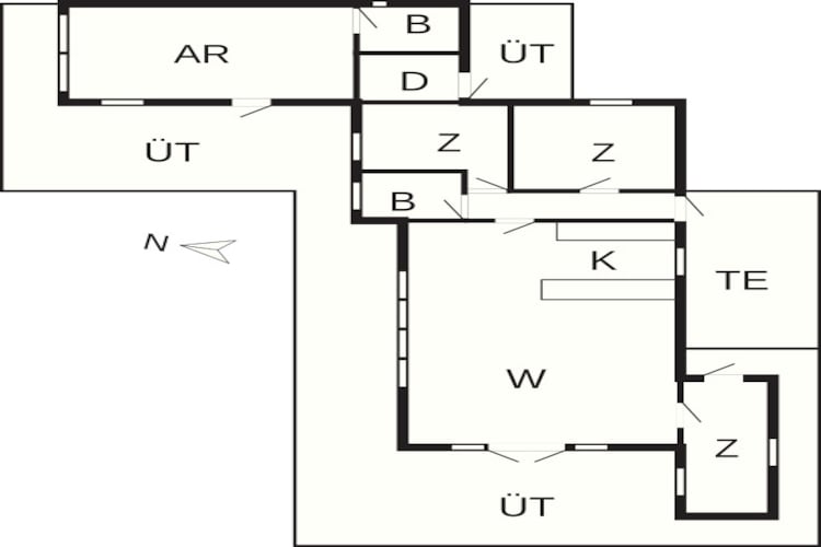 8 persoons vakantie huis in Svendborg-By Traum - Plattegrond
