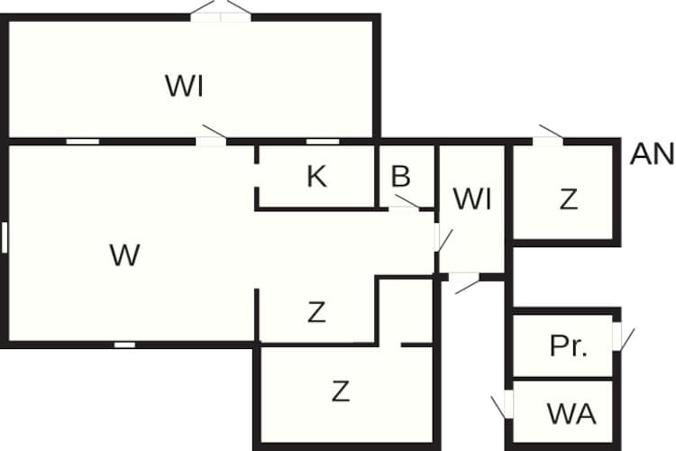 6 Personen Ferienhaus in Löderup-By Traum - Grundriss