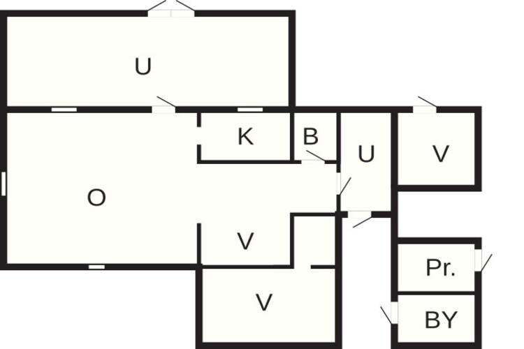 6 Personen Ferienhaus in Löderup-By Traum - Grundriss