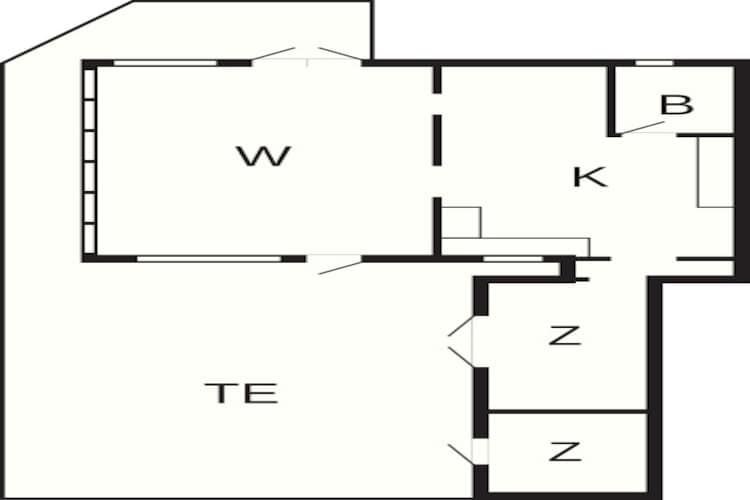 Toevluchtsoord aan zee met prachtig uitzicht - Plattegrond