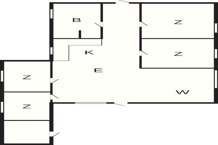 8 persoons vakantie huis in Væggerløse-By Traum - Plattegrond
