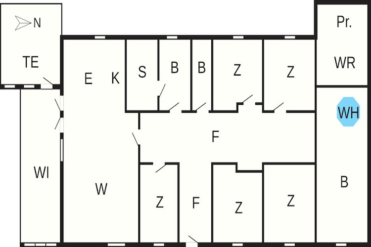 10 persoons vakantie huis in Harboøre-By Traum-Plattegrond