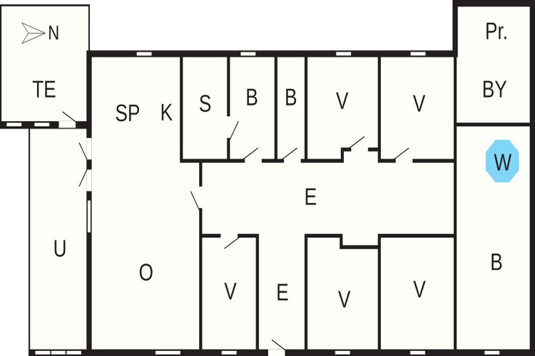 10 persoons vakantie huis in Harboøre-By Traum - Plattegrond