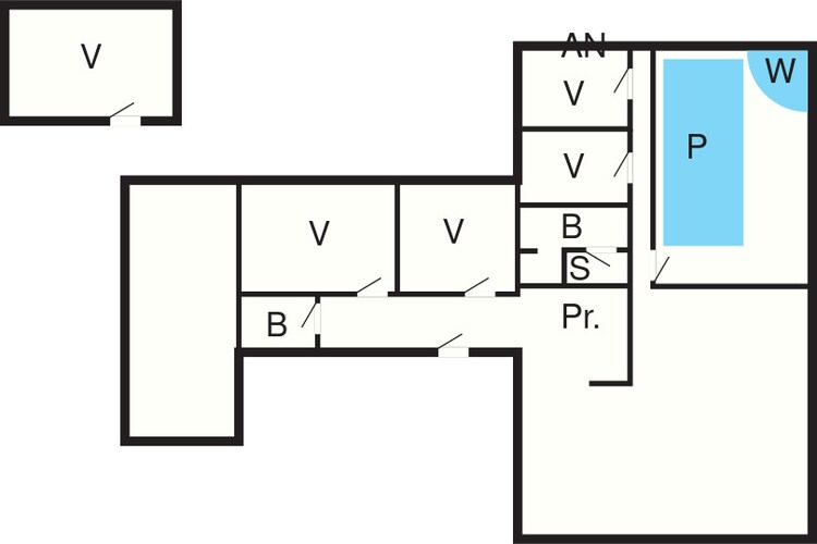 12 persoons vakantie huis in Glesborg-By Traum-Plattegrond