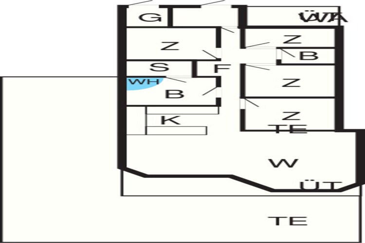 10 persoons vakantie huis in Væggerløse-Plattegrond