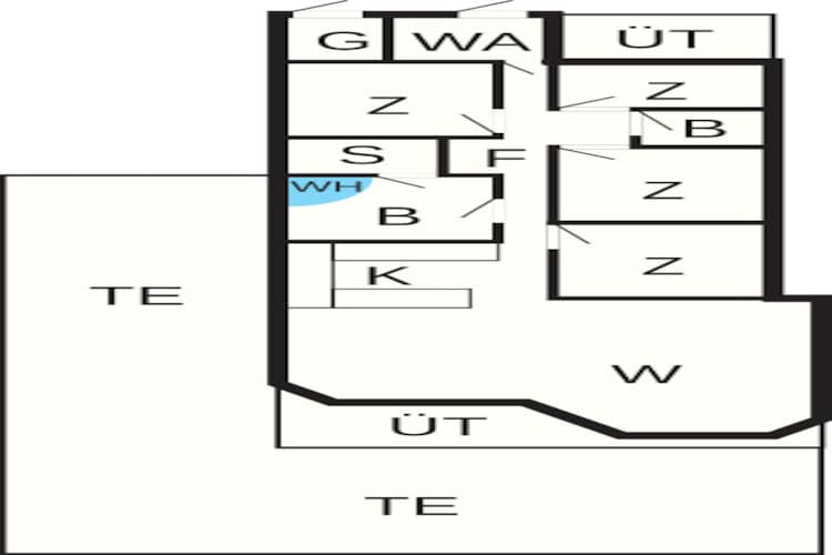 10 persoons vakantie huis in Væggerløse-Plattegrond