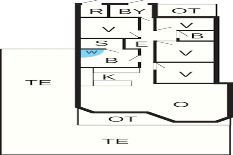 10 persoons vakantie huis in Væggerløse-Plattegrond