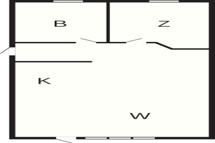 5 person holiday home in Grindsted - Floor plan