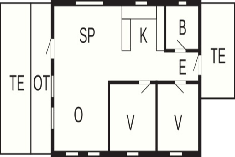 5 persoons vakantie huis in Hjørring - Plattegrond