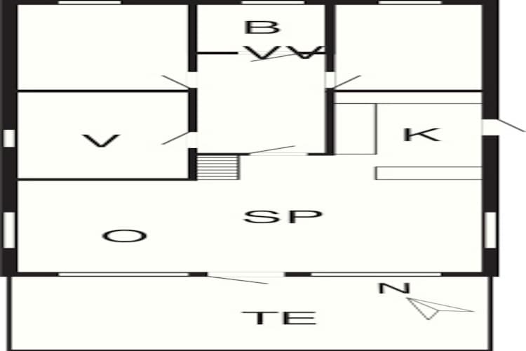 6 persoons vakantie huis in Ulfborg-Plattegrond