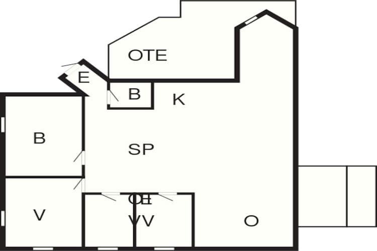 Kustsereniteit in SkAdshoved-By Traum-Plattegrond
