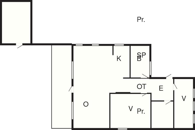 4 persoons vakantie huis in Læsø-Plattegrond