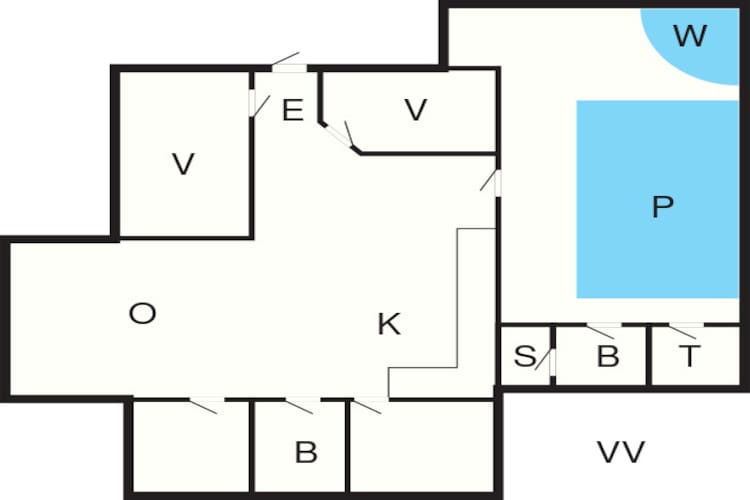 10 persoons vakantie huis in Ebeltoft-Plattegrond