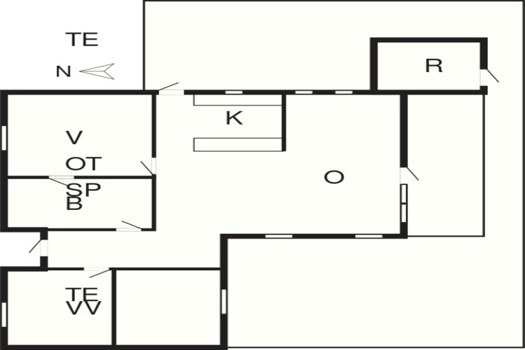 5 persoons vakantie huis in Hvide Sande-Plattegrond