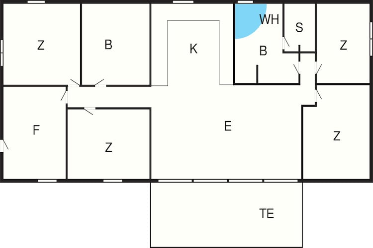 8 persoons vakantie huis in Glesborg-Plattegrond