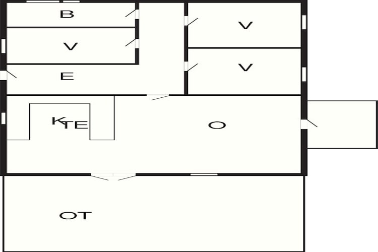 6 persoons vakantie huis in Glesborg-Plattegrond
