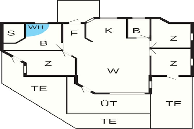 8 persoons vakantie huis in Rødby-By Traum - Plattegrond