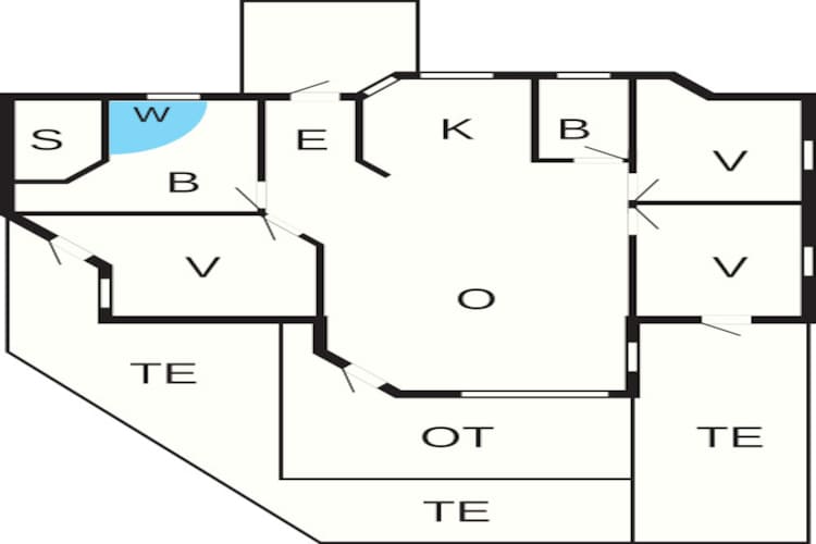 8 persoons vakantie huis in Rødby-By Traum - Plattegrond