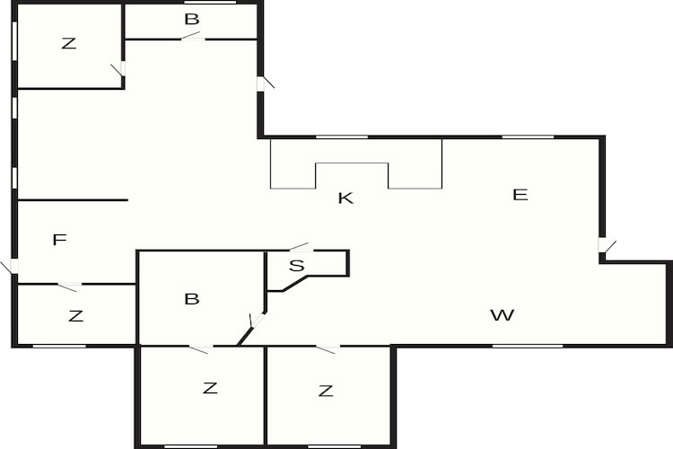10 person holiday home in Væggerløse-By Traum - Floor plan