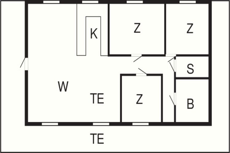 Panoramisch kustverblijf -- By Traum Ferienwohnungen-Plattegrond
