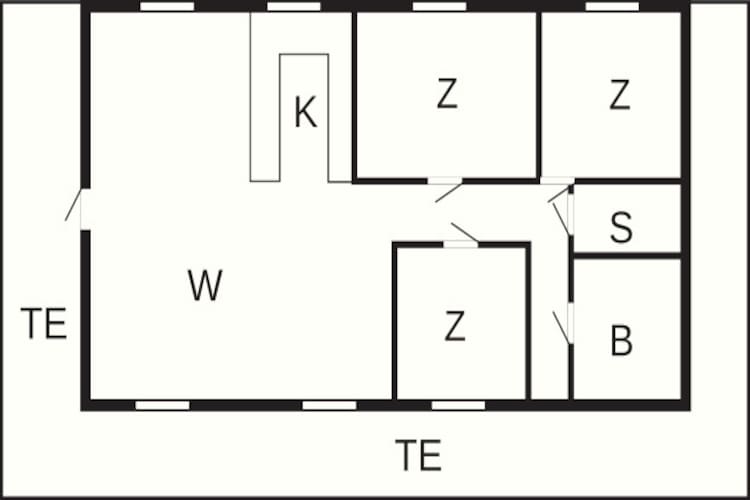 Panoramisch kustverblijf -- By Traum Ferienwohnungen-Plattegrond