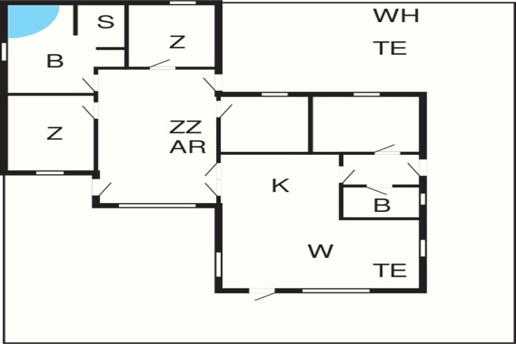10 persoons vakantie huis in Løkken-By Traum-Plattegrond