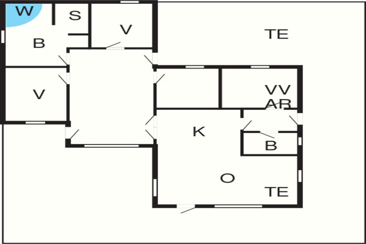 10 persoons vakantie huis in Løkken-By Traum-Plattegrond
