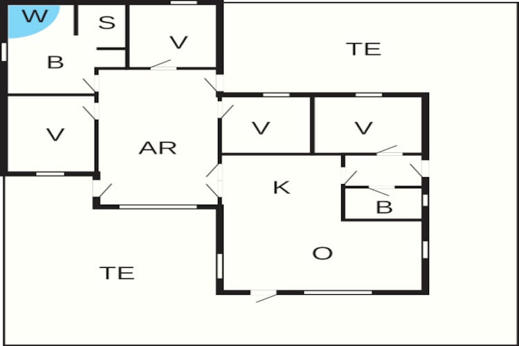 10 persoons vakantie huis in Løkken-By Traum-Plattegrond