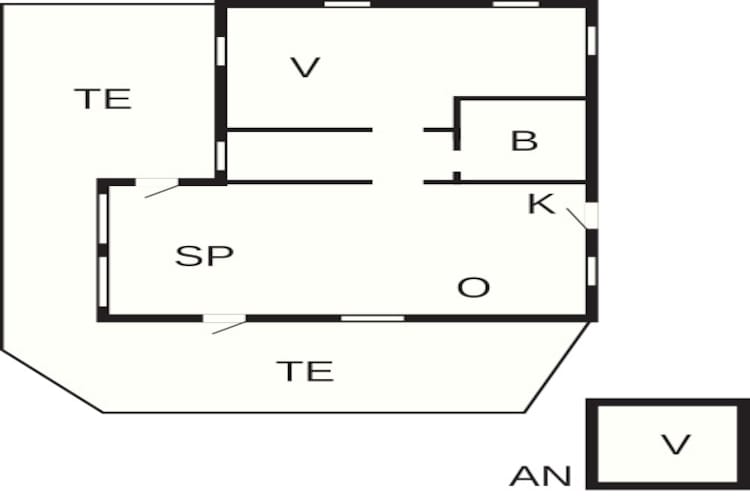 6 persoons vakantie huis in Otterup-By Traum-Plattegrond