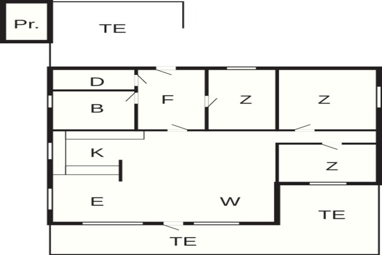 6 persoons vakantie huis in Nørre Nebel-By Traum - Plattegrond