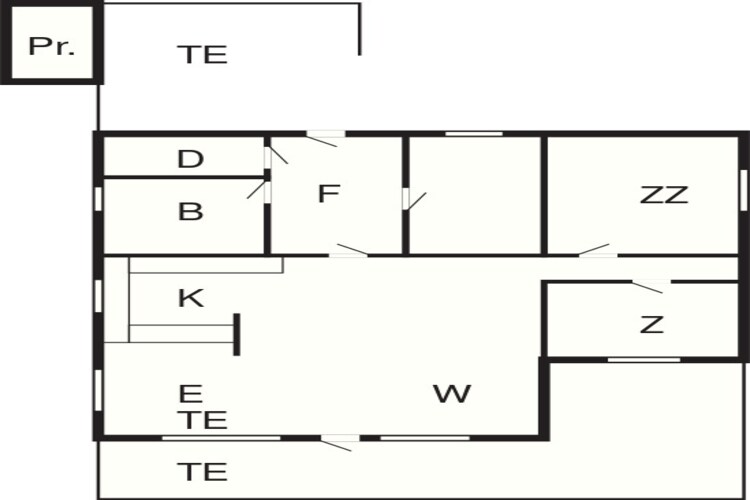 6 persoons vakantie huis in Nørre Nebel-By Traum - Plattegrond