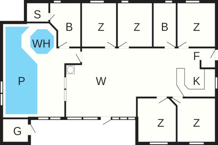 10 persoons vakantie huis in Græsted - Plattegrond