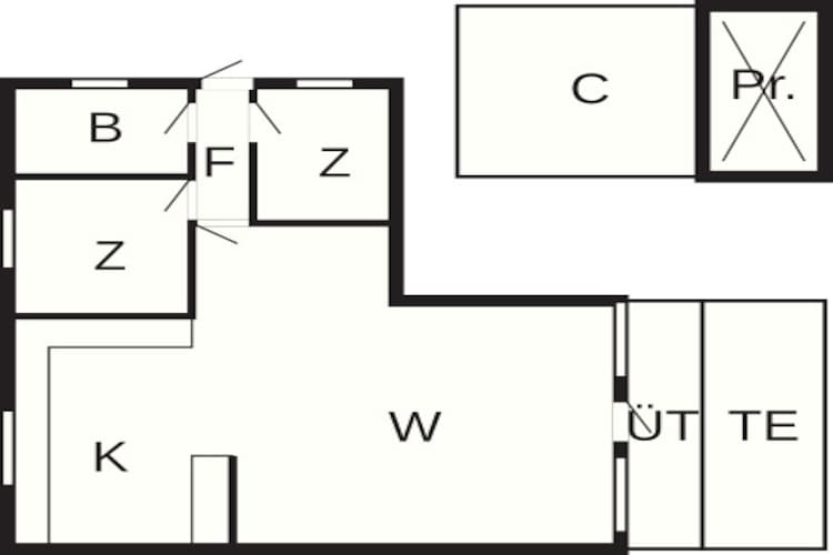 4 persoons vakantie huis in Oksbøl-By Traum-Plattegrond