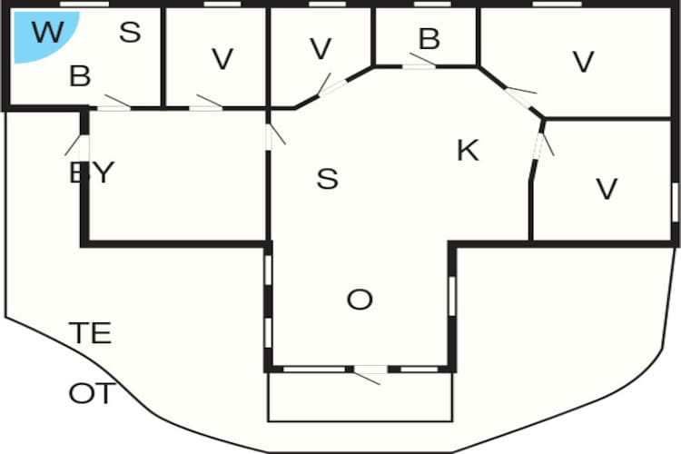Luxe Spa Retreat in Spodsbjerg -- By Traum Ferienwohnungen-Plattegrond