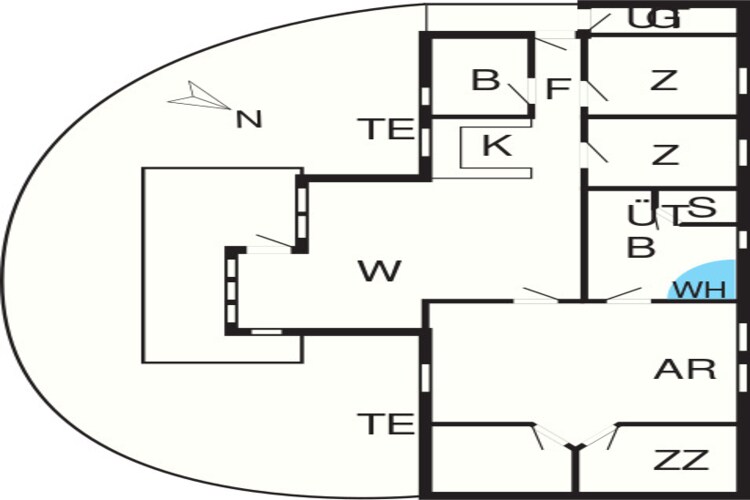 12 persoons vakantie huis in Idestrup-By Traum-Plattegrond