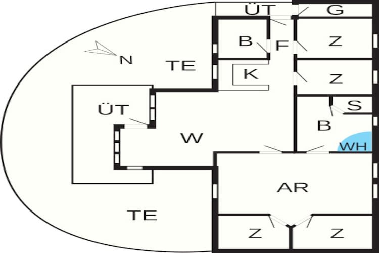 12 persoons vakantie huis in Idestrup-By Traum-Plattegrond