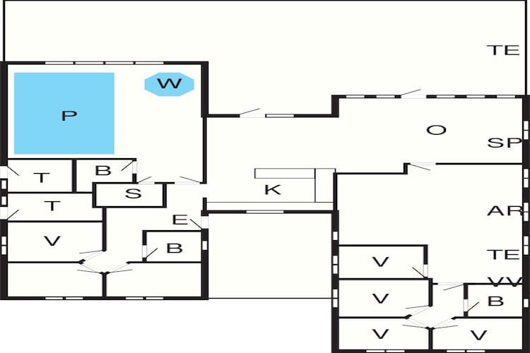 18 persoons vakantie huis in Faaborg - Plattegrond