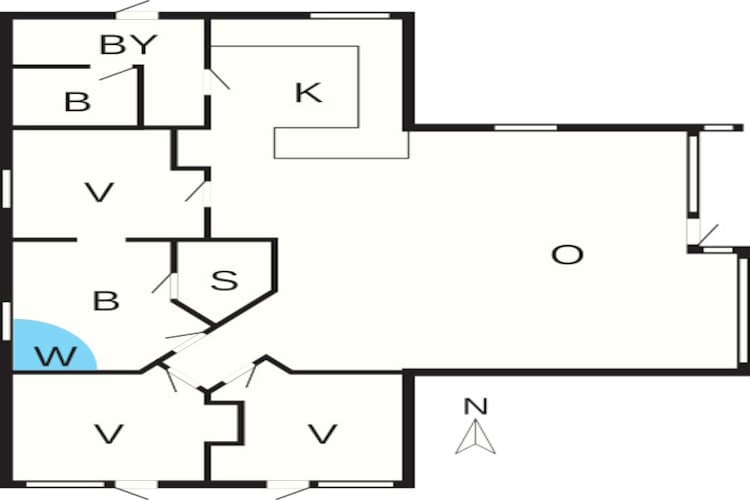 7 persoons vakantie huis in Ebeltoft-Plattegrond