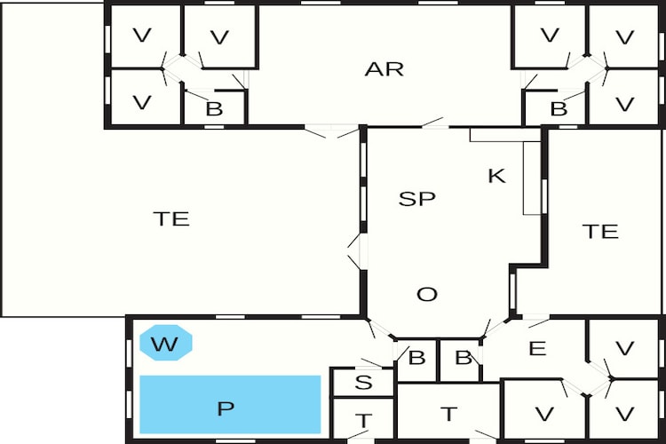 Luxe retraite met zwembad -- By Traum Ferienwohnungen-Plattegrond