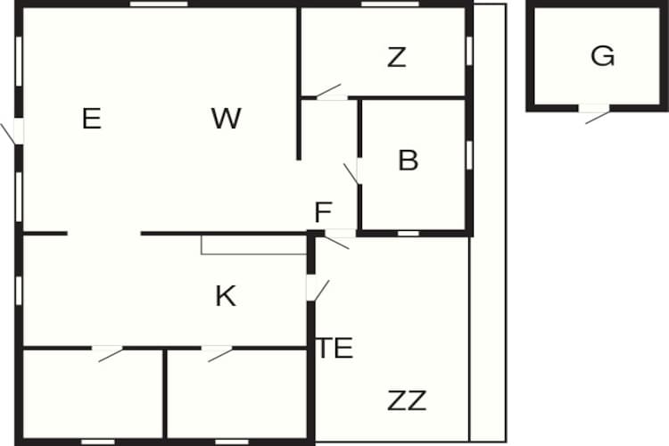 6 persoons vakantie huis in Rømø-By Traum - Plattegrond
